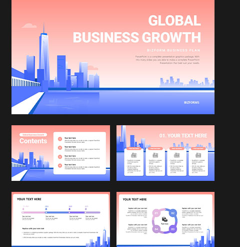 파워포인트배경(글로벌비즈니스성장)