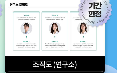 기간한정 조직도(연구소)